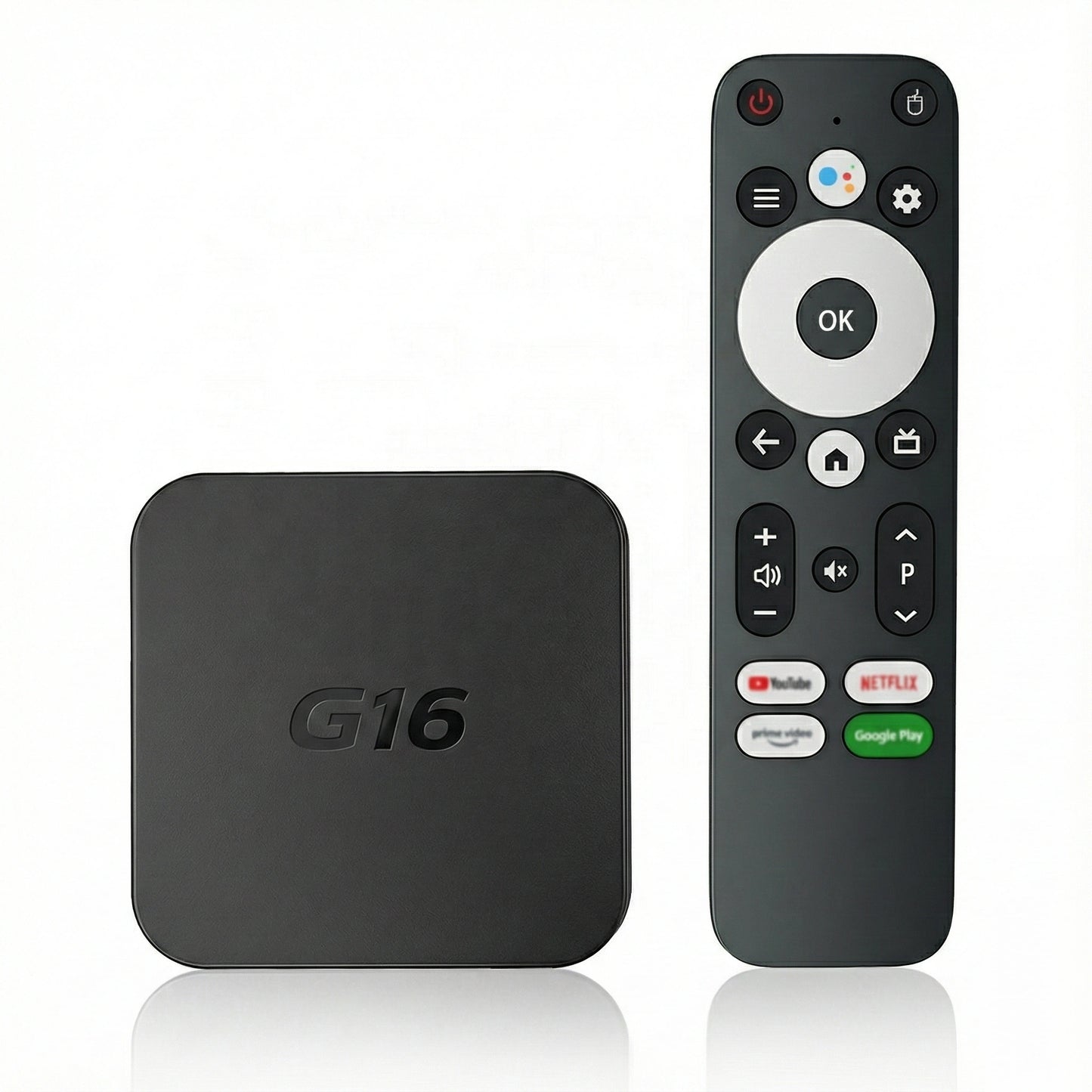 Google TV Box G16 – Android 10 | 4K UHD | WiFi Dual Band | Ethernet