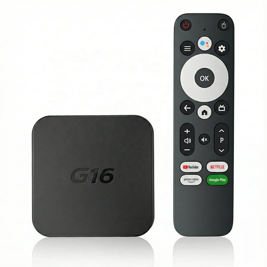 Google TV Box G16 – Android 10 | 4K UHD | WiFi Dual Band | Ethernet